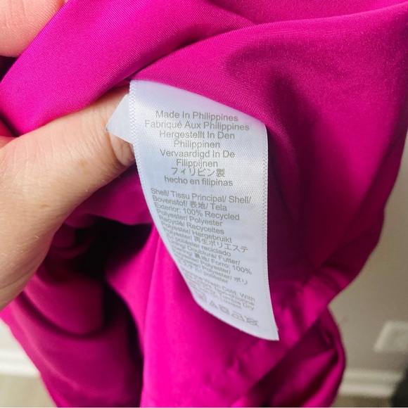 💖 J.Crew Split-Neck Suiting Sheath Dress – Fuchsia – Women's 4 – EUC - Picture 5 of 7